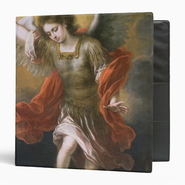 Classeur St Michael bannit le diable à l'abîme (Devant/Intérieur)