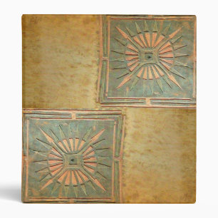 Classeur STAR DU MATIN, vert marron jaune antique