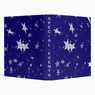 Classeur Starfield dynamique : Étoiles de blanc sur