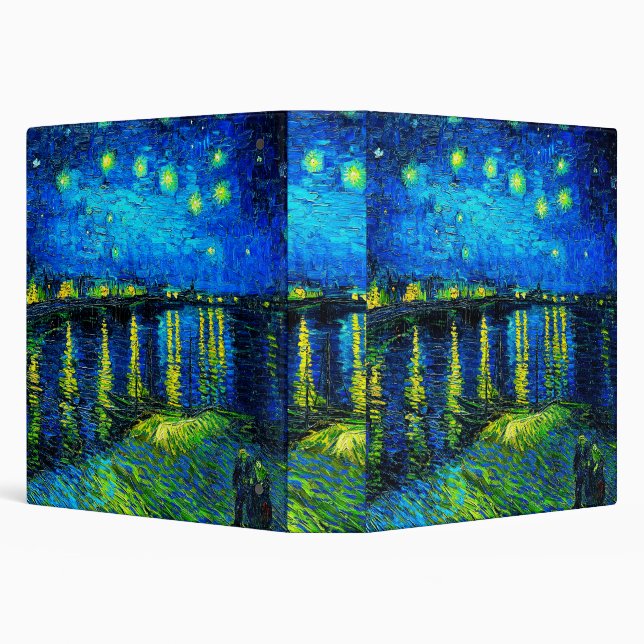 Classeur Starry Night Over the Rhone by Vincent Van Gogh (Arrière-plan)
