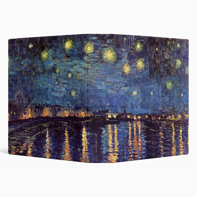 Classeur Starry Night Over the Rhone par Vincent van Gogh (Arrière-plan)