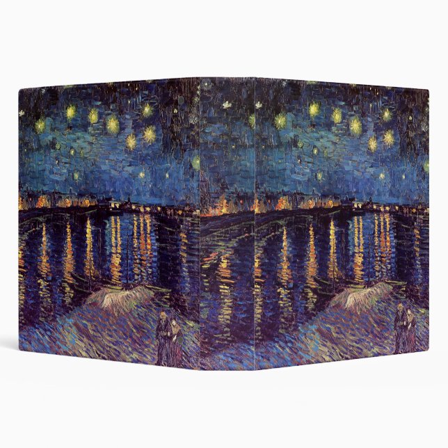 Classeur Starry Night Over the Rhone par Vincent van Gogh (Arrière-plan)