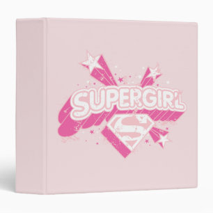 Classeur Stars et logo supergirl
