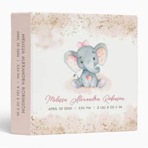 Classeur Statistiques Petite fille de nouveau-né Petite ara