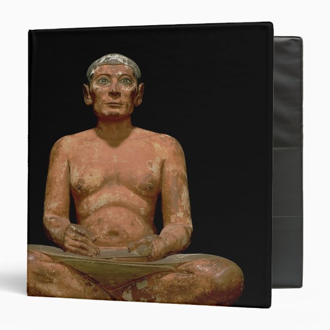 Classeur Statue de acroupissement de scribe (Devant/Intérieur)