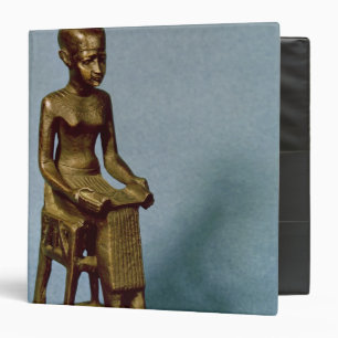 Classeur Statue posée d'Imhotep tenant un ouvert