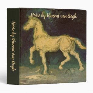 Classeur Statuette en plâtre d'un cheval par Vincent van Go