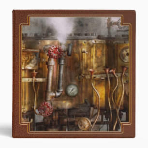 Classeur Steampunk - tuyauterie - appareillage de