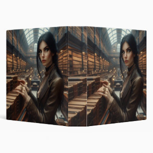 Classeur Steampunk Vintage Victorian Lady Librairie