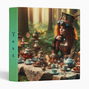 Classeur Steampunk Vintage Victorian Lady Mad Hatter