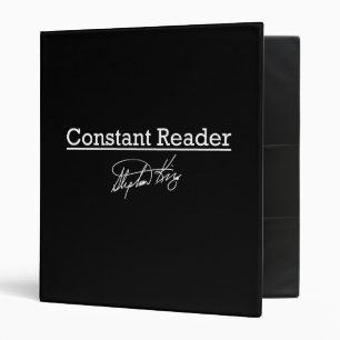 Classeur Stephen King, lecteur constant