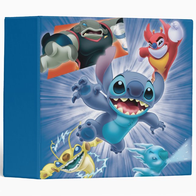 Classeur Stitch et ses amis (Devant/Côté)
