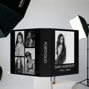 Classeur stockage photo de portefeuille de modèles d'acteur