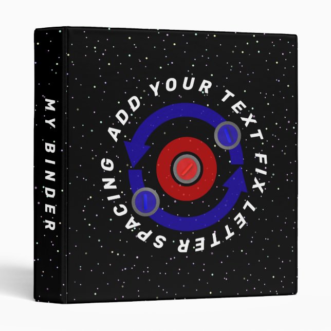 Classeur Stone de curling roulant comme l'orbite de la Terr (Devant/Côté)