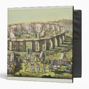 Classeur Stonehenge, ou un temple circulaire des druides,