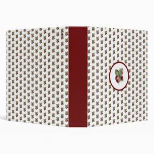 Classeur Strawberries pattern Binder, cute girlie binder