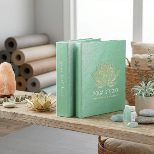 Classeur Studio de YOGA Méditation Enseignant Reiki Lotus d