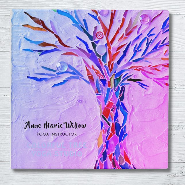 Classeur Studio de Yoga Violet (Créateur téléchargé)