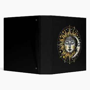 Classeur Style classique Sun&Moon&Star Divination Astrologi