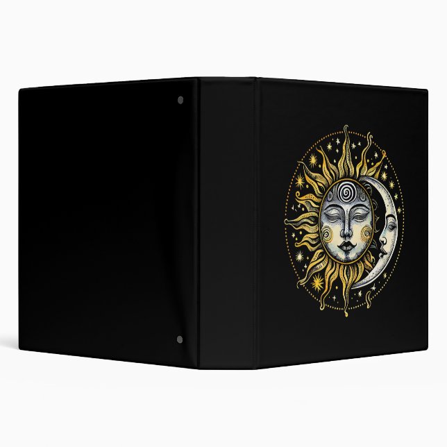 Classeur Style classique Sun&Moon&Star Divination Astrologi (Arrière-plan)