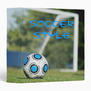 Classeur Style de football, balle de football avec objectif