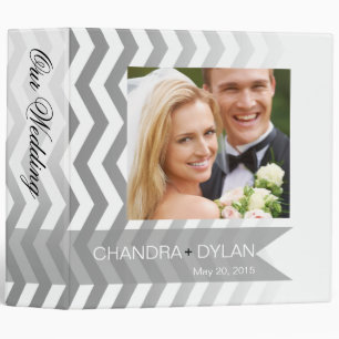 Classeur Style d'Ombre Chevron ! argent de l'album de