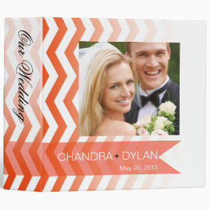 Classeur Style d'Ombre Chevron ! corail de l'album de