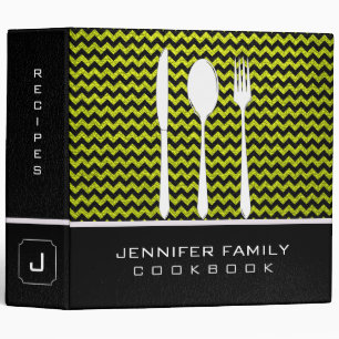 Classeur Style Famille Chevron Cuisine cuir look #4
