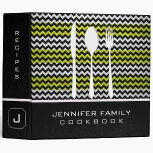 Classeur Style Famille Chevron Cuisine cuir look #5