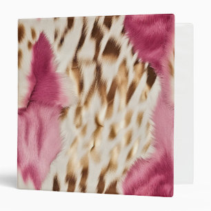 Classeur Stylish Girly Rose White Gold Zebra