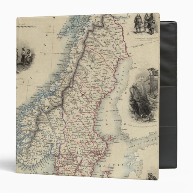 Classeur Suède et Norvège 8 (Devant/Intérieur)