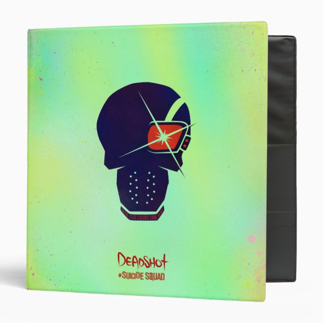 Classeur Suicide Squad | Deadshot Head Icon (Devant/Intérieur)