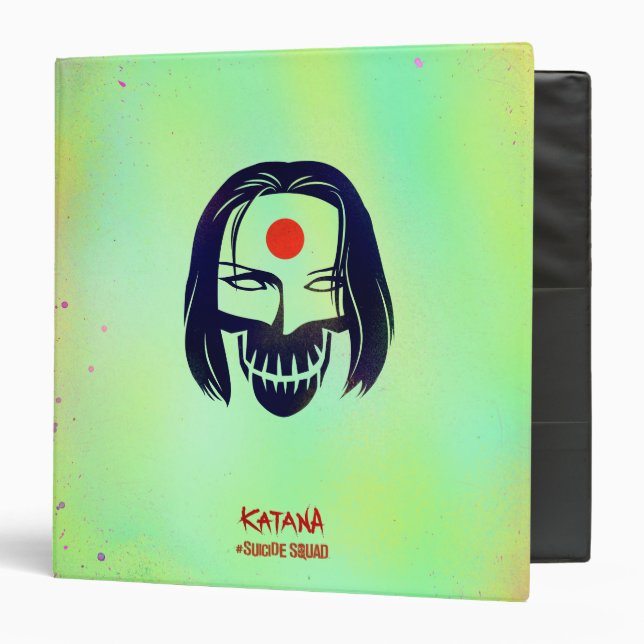Classeur Suicide Squad | Katana Head Icon (Devant/Intérieur)