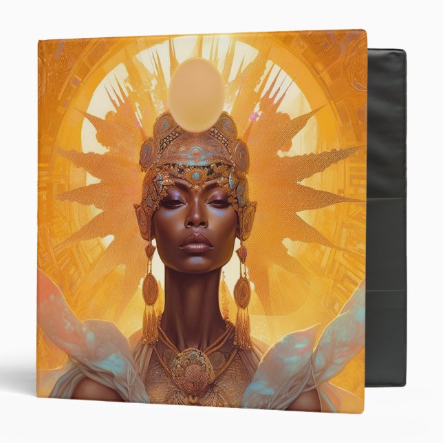 Classeur Sun Goddess Imaginaire Art (Devant/Intérieur)