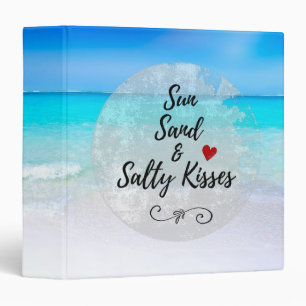 Classeur Sun Sand and and Salty Kisses Tropical Beach