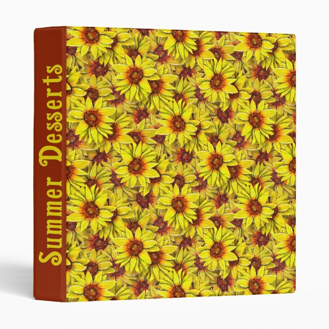 Classeur Sunflower Binder (Devant/Côté)