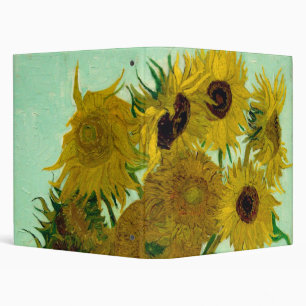 Classeur Sunflowers dans Vase Van Gogh Art