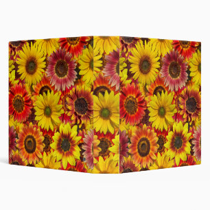 Classeur Sunflowers Motif sans couture