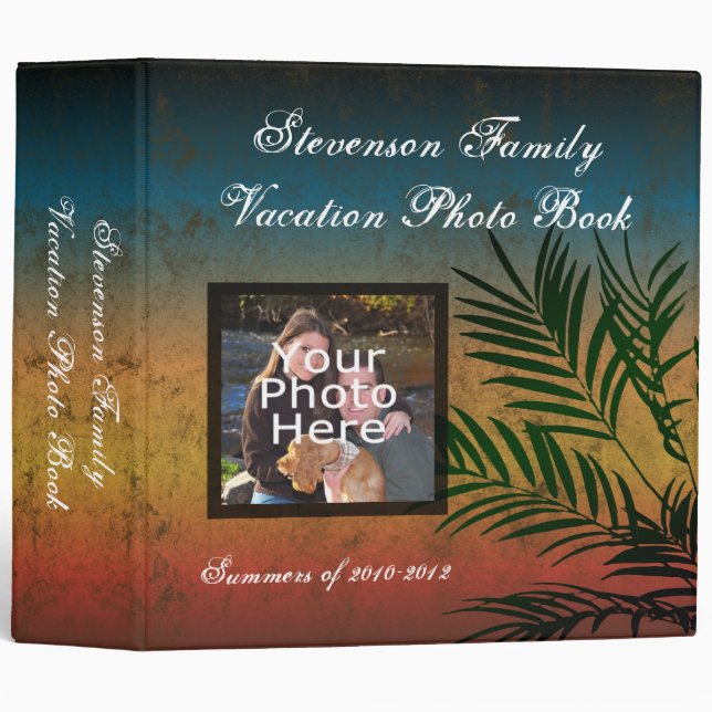 Classeur Sunset Branches Photo Book (Devant/Côté)