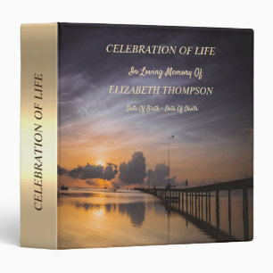 Classeur Sunset Ocean Celebration of Life