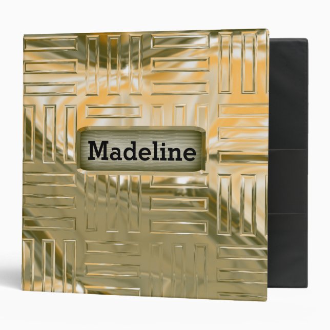 Classeur Sunshine Carlye personnalisable (Devant/intérieur)