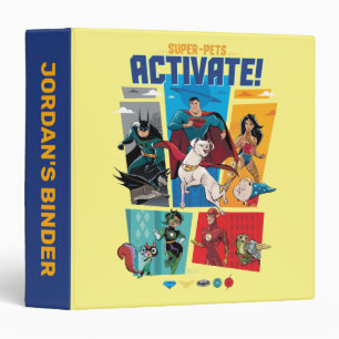 Classeur Super-Animaux & Justice League - Activez !
