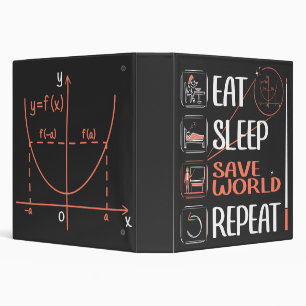 Classeur Super enseignant math sauve le monde. Merci Gift