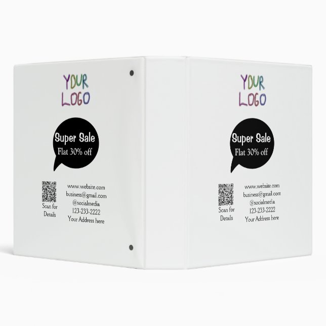 Classeur super-vente escompte d'entreprise numérisation cod (Arrière-plan)