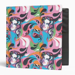 Classeur Supergirl Color Splash Swirls Pattern 2