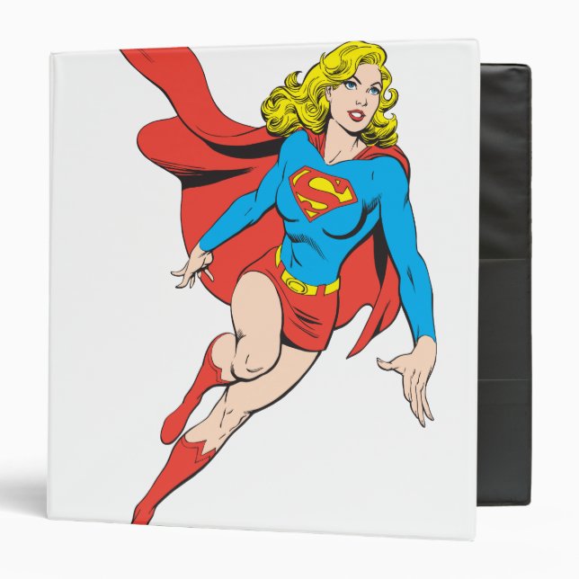 Classeur Supergirl en mouvement (Devant/Intérieur)