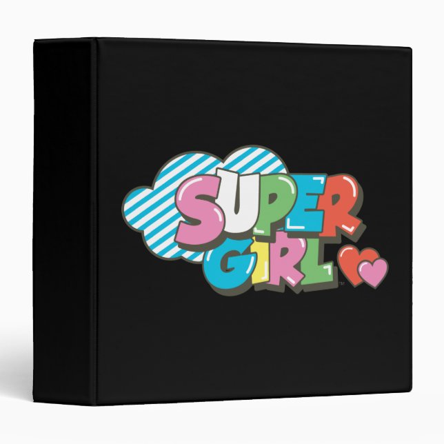 Classeur Supergirl J-Pop 9 (Devant/Côté)