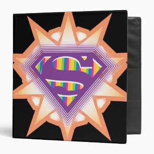 Classeur Supergirl Orange Starburst