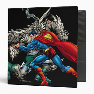 Classeur Superman combat l'ennemi