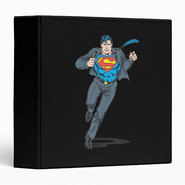 Classeur Superman en business Garb (Devant/Côté)